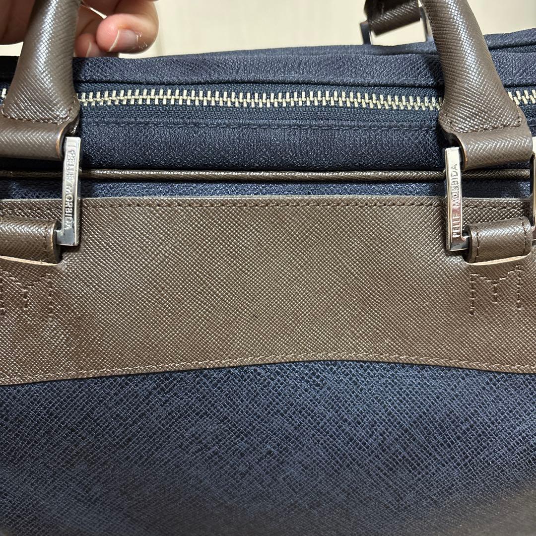 Pellemorbidaビジネスバッグ　紺