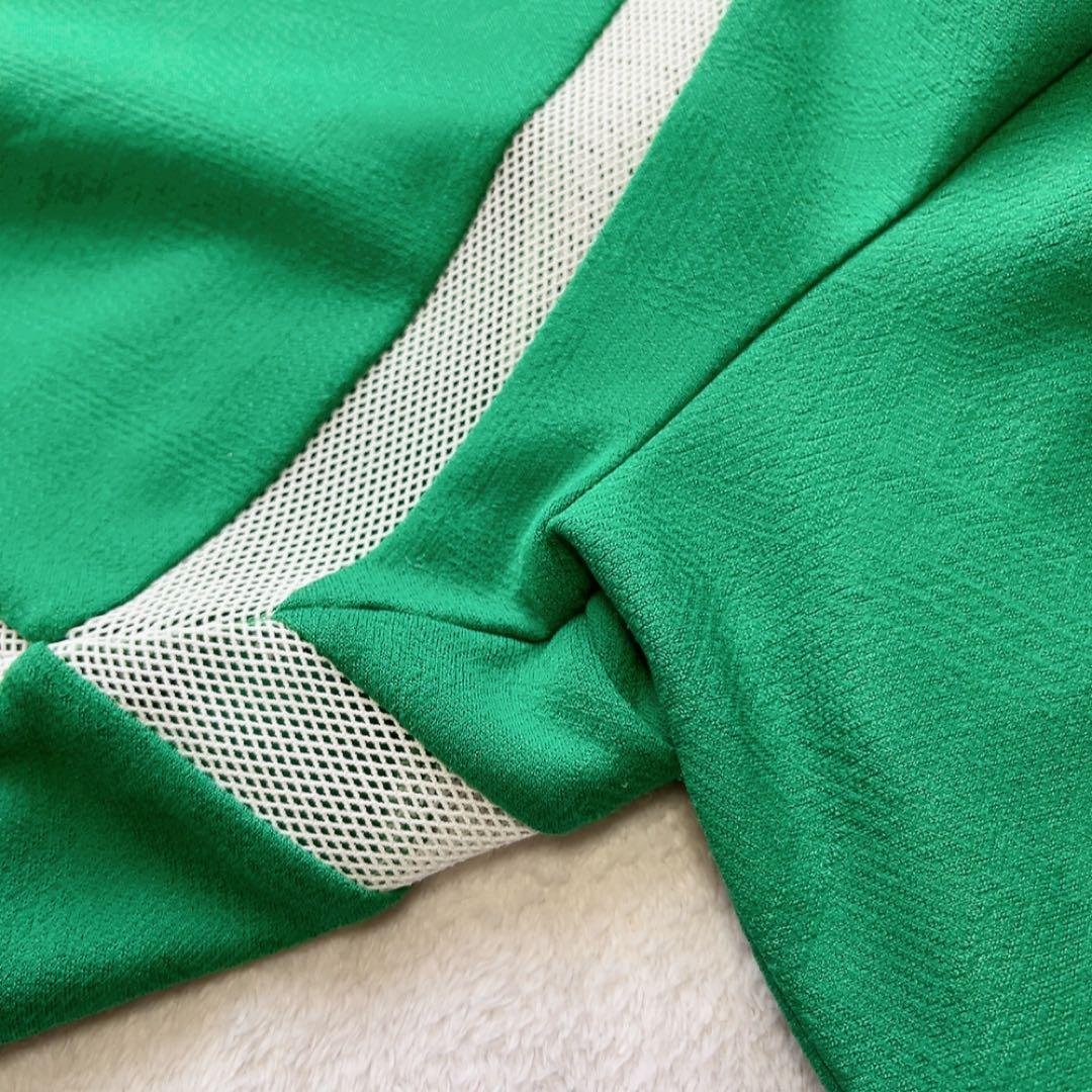 パーリーゲイツ　セットアップ　近年モデル　ニット　スカート　グリーン