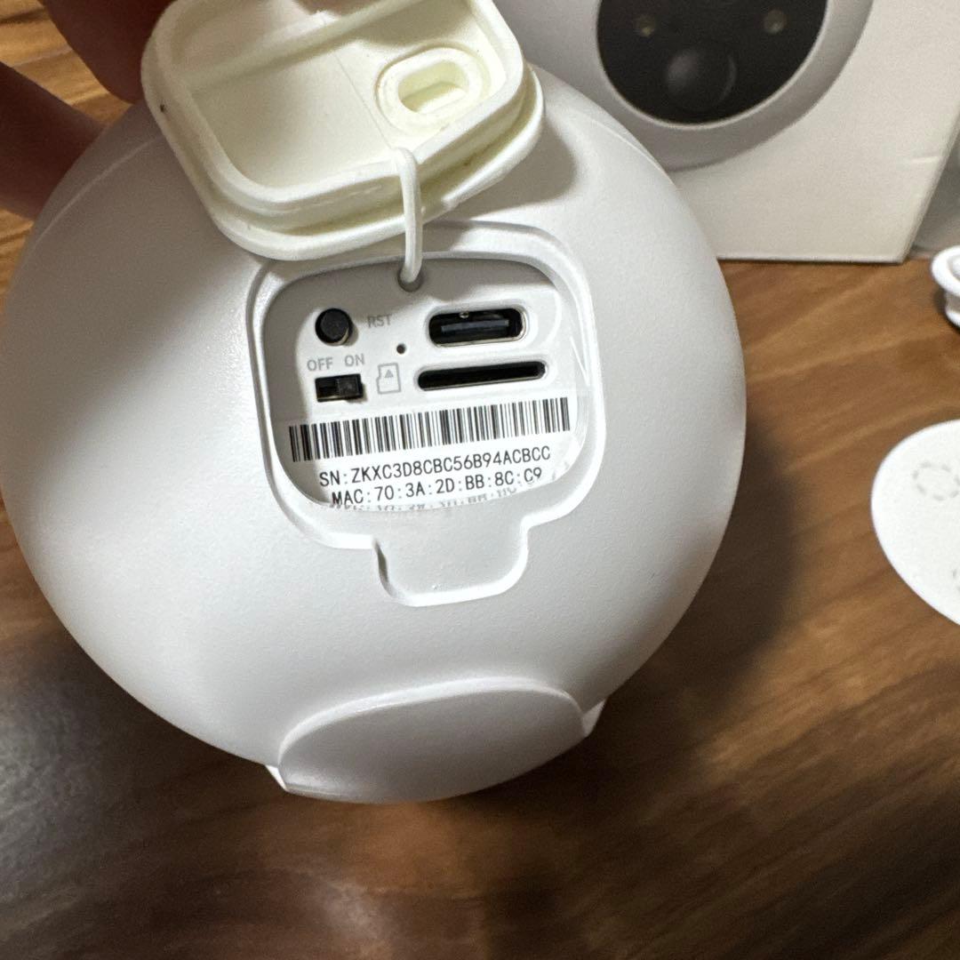 【ほぼ新品】SwitchBot屋外カメラ 3MP 防水