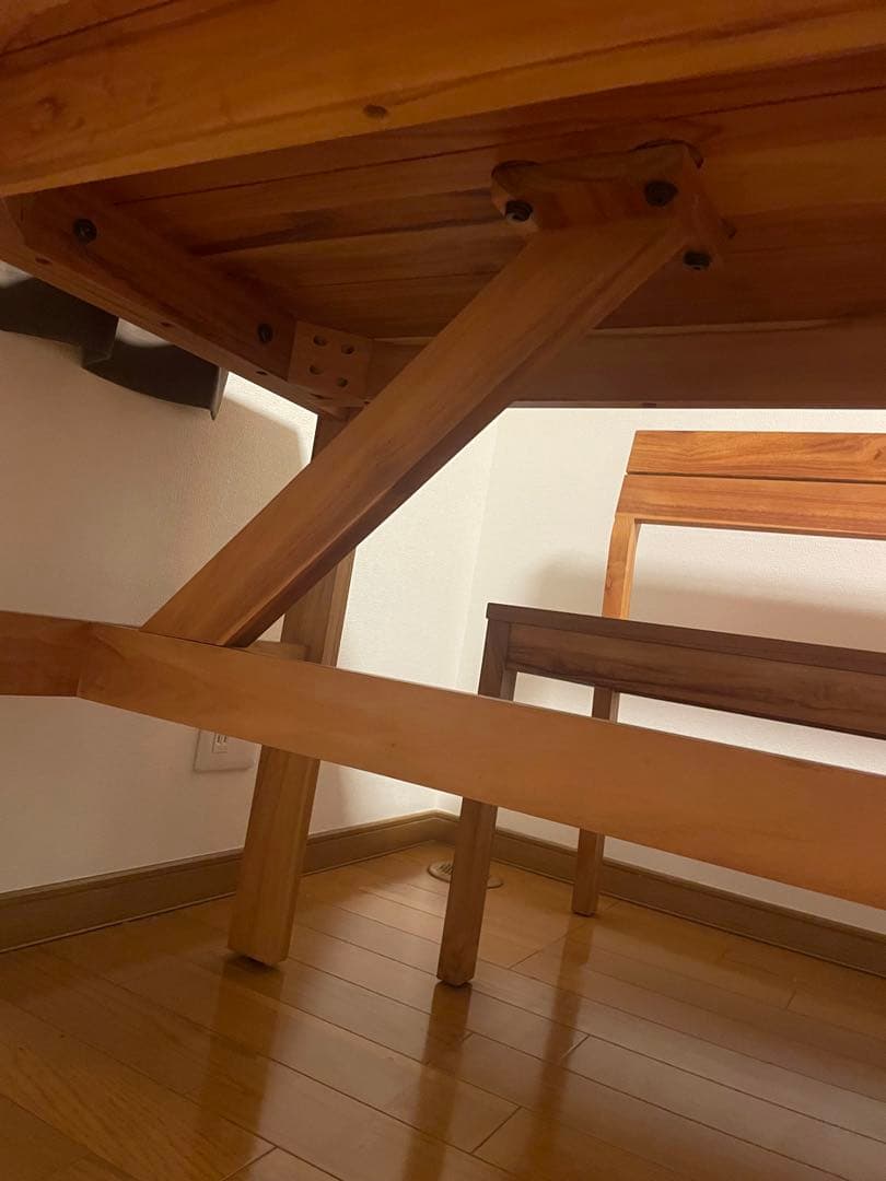 【セット売りのみ】unico ダイニングテーブルセット①