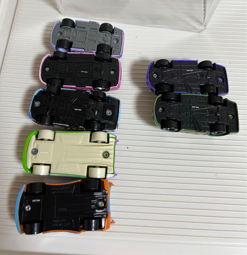 カーズ、ミニカー、マテル、レーシングカー（68番、117番、54番）