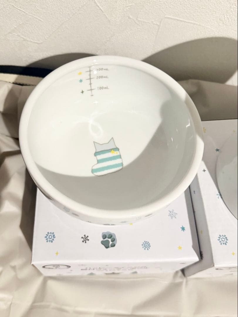 希少 猫壱 2021年冬限定 フードボールL・ウォーターボールセット