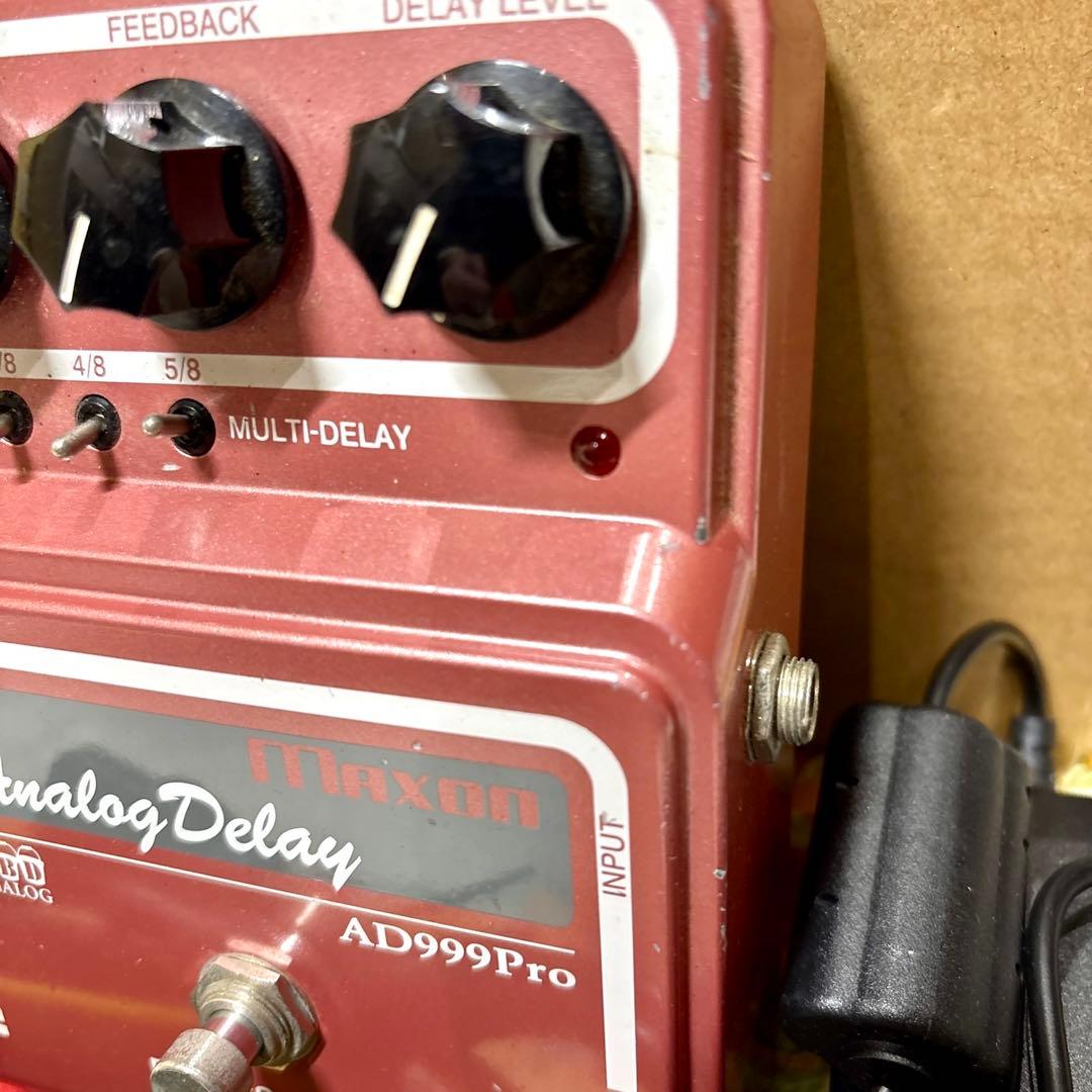 Maxon AD999Pro 90年代日本製ビンテージ箱、取説、アダプター付き