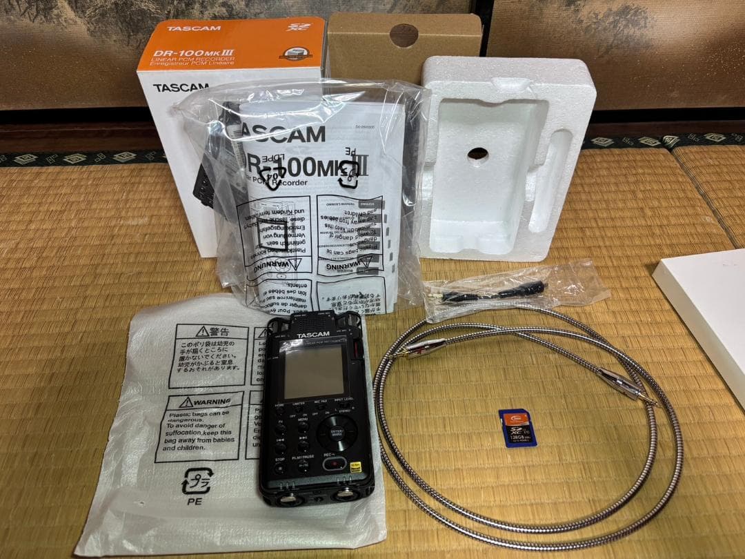 【美品＆追加品】 TASCAM DR-100mkIII PCMレコーダー