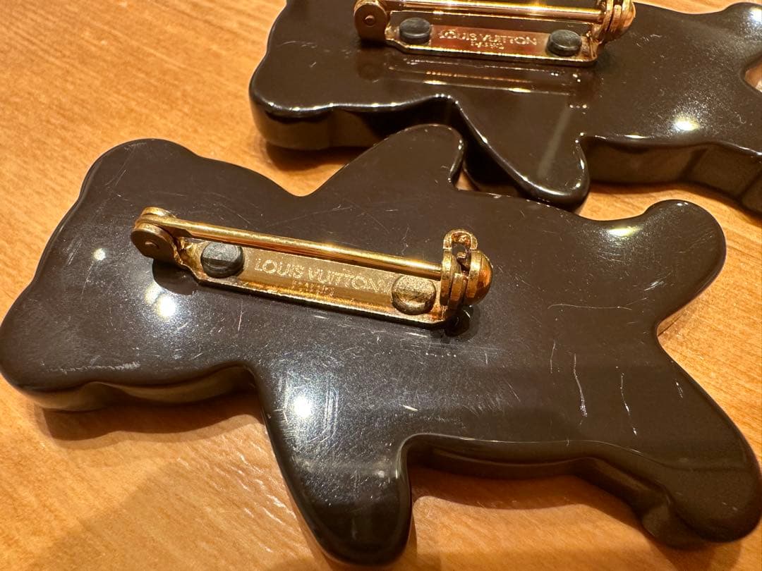 ルイヴィトン ブローチ ベア 2点セット