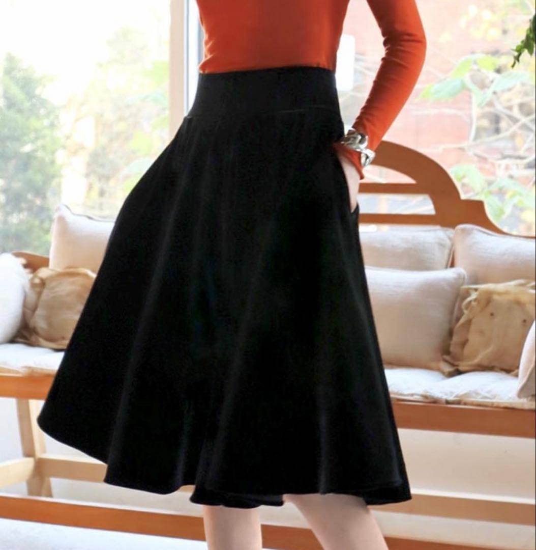 DAISY LIN ベロア　Skirt Swing Flare 38