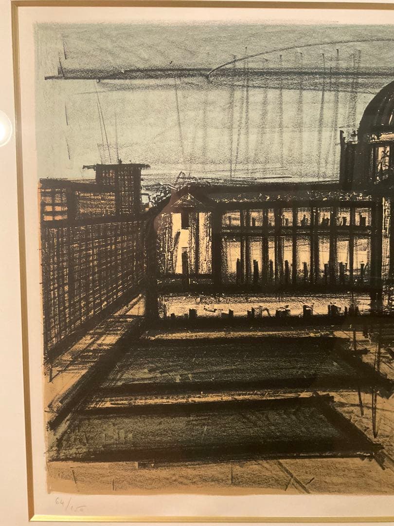 ビュッフェ　「アルバムサンフランシスコNo.３」　リトグラフ　直筆サイン有り