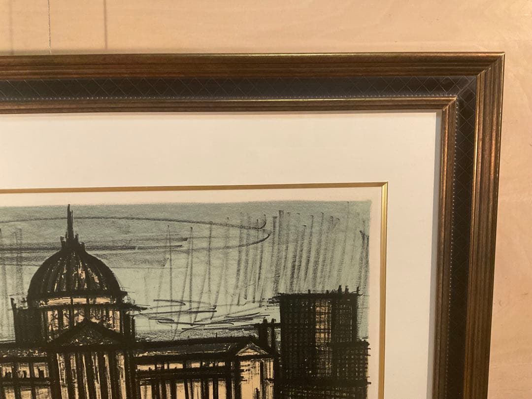 ビュッフェ　「アルバムサンフランシスコNo.３」　リトグラフ　直筆サイン有り