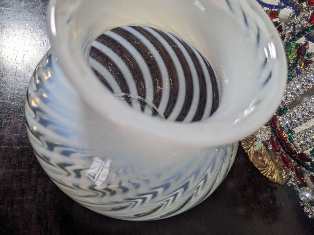 フェントン　スワール　フレンチオパルセント　フラワーベース　お値下げ中