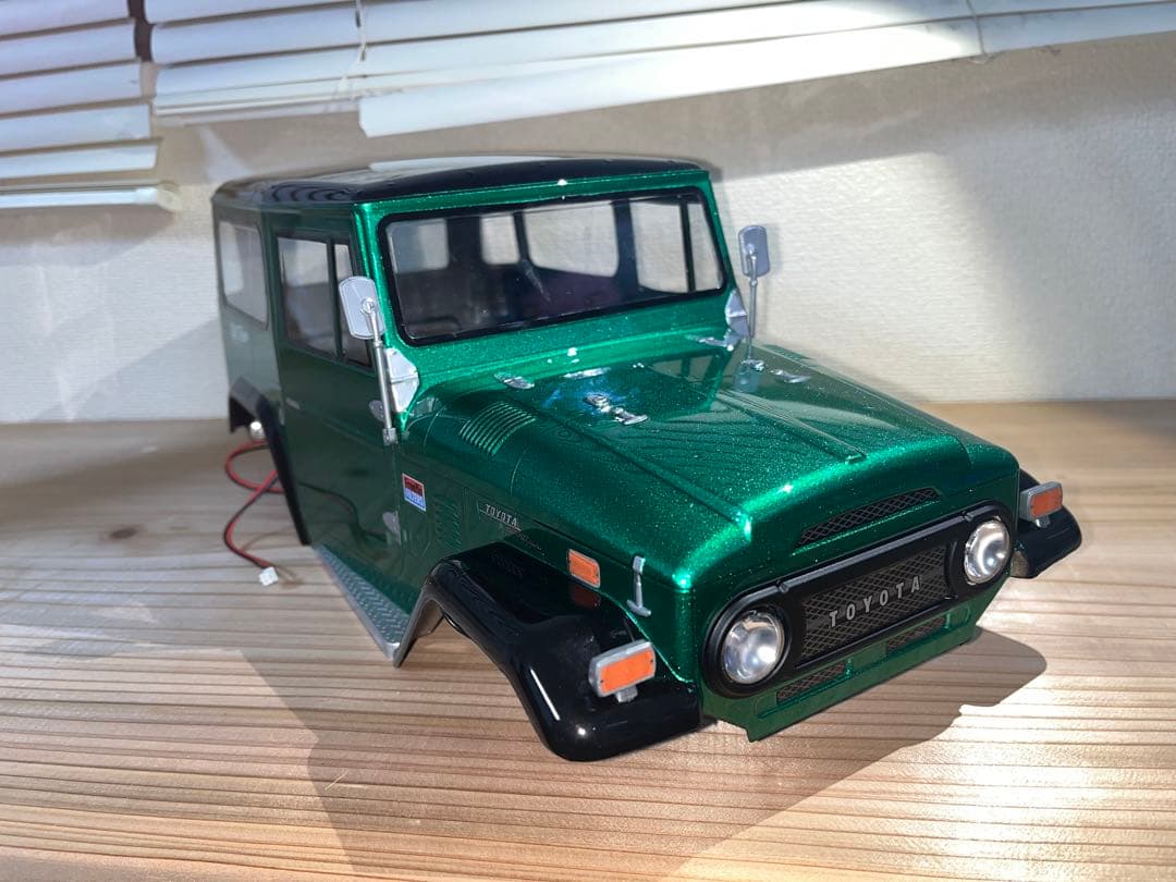 タミヤ　ランクル 40 パールグリーン　ボディ　cr-01 cc-02