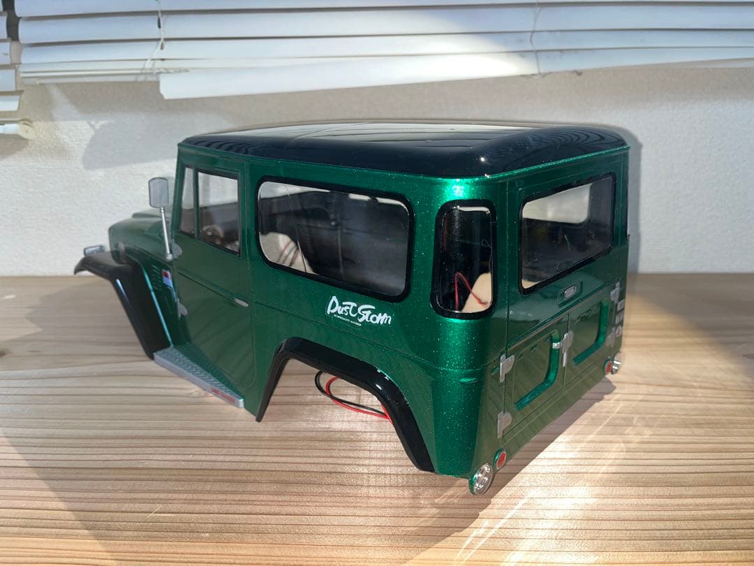 タミヤ　ランクル 40 パールグリーン　ボディ　cr-01 cc-02