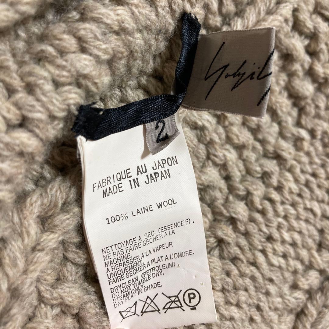 値下げ　ヨウジヤマモト　ニットポンチョ