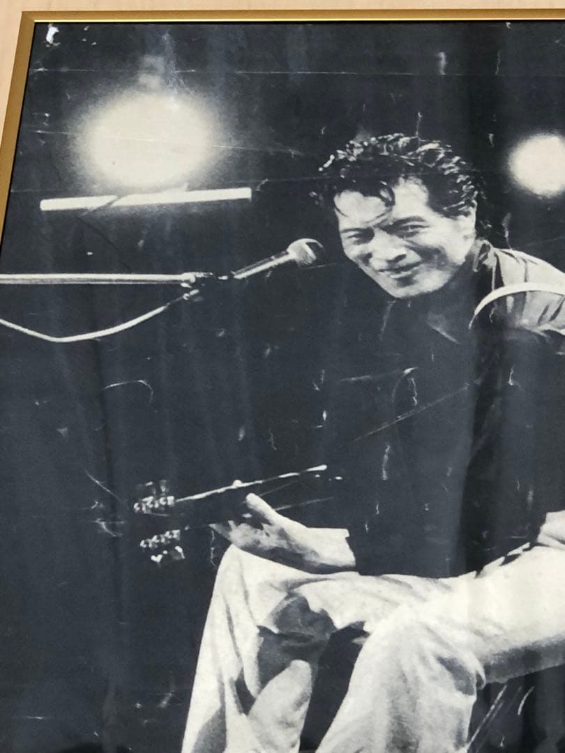 貴重矢沢永吉A2サイズポスター新品フレーム付き