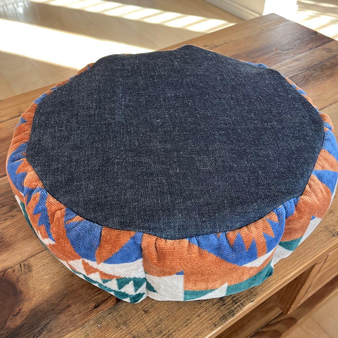 ペットベッド　ハンドメイド444 ペンドルトン　リメイク　猫ベッド　犬ベッド