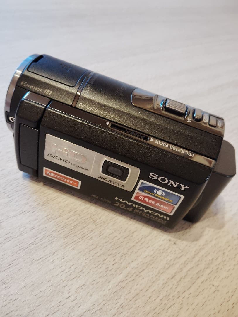 ビデオカメラ SONY Handycam HDR-PJ590V SONY VCT-50AV