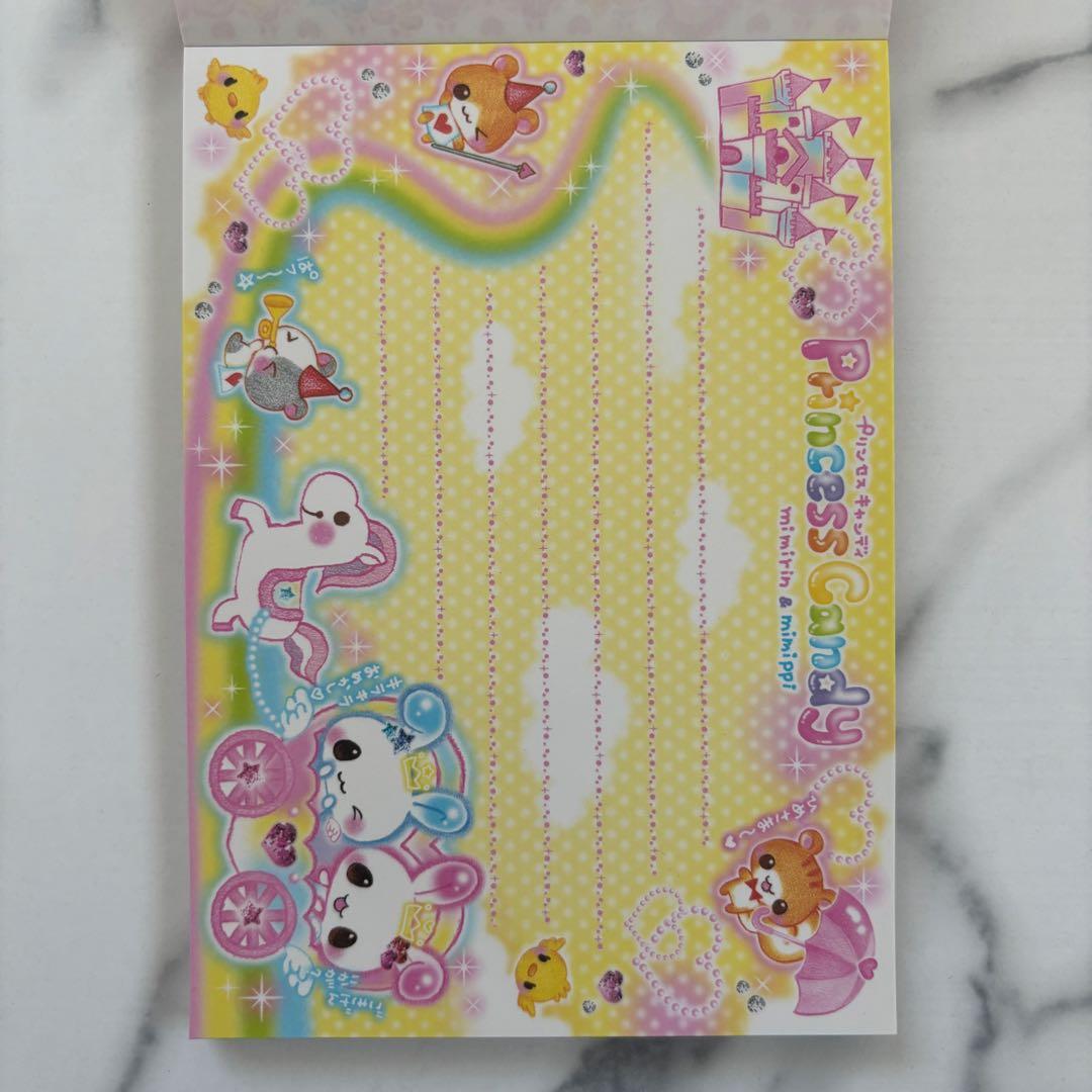 平成レトロ 当時物シール付きメモ帳① クーリア うさぎ りす ハムスター