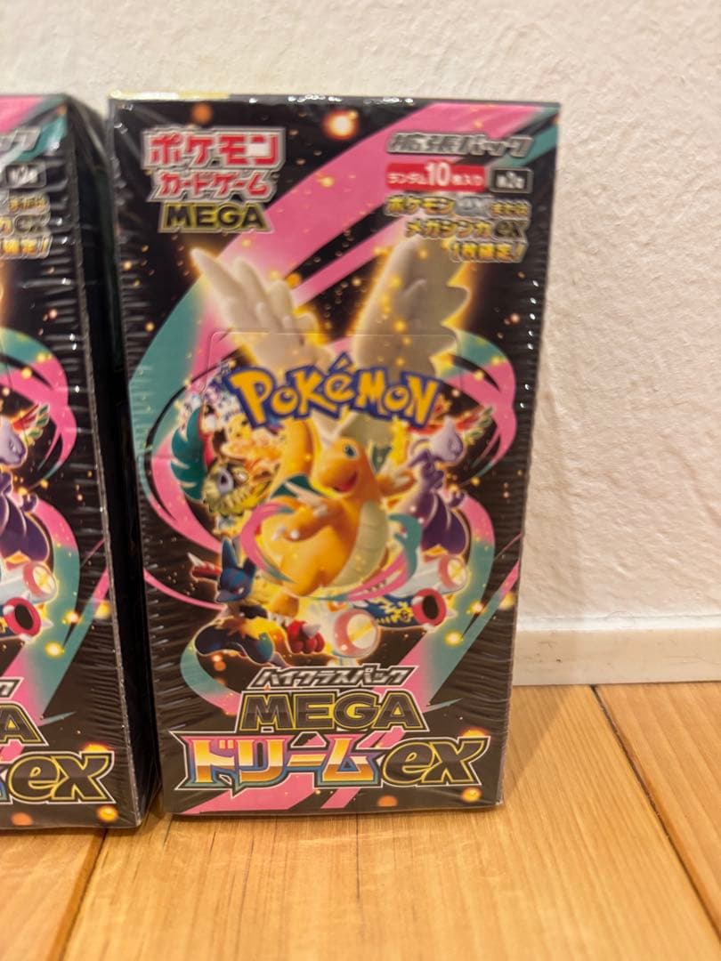 MEGAドリームex 4BOX シュリンク付き11月28日発売BOXです。