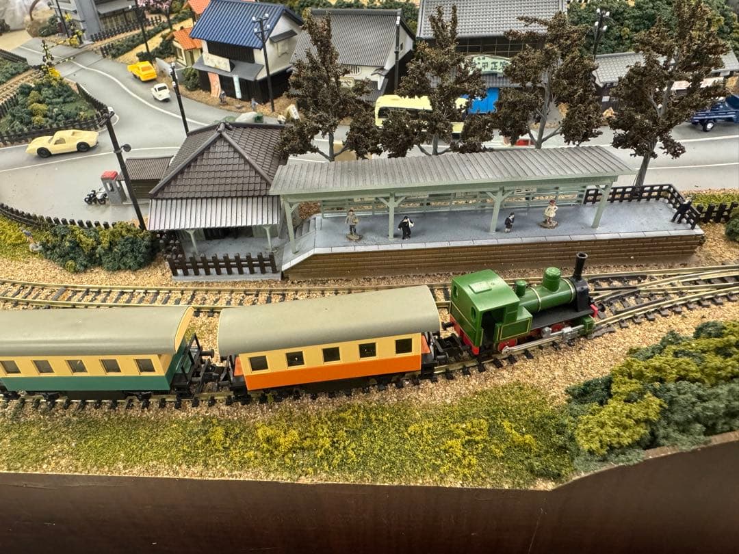 引き取り ジオラマ◆昭和ふるさと鉄道◆完成版鉄道風景模型 東京書芸館
