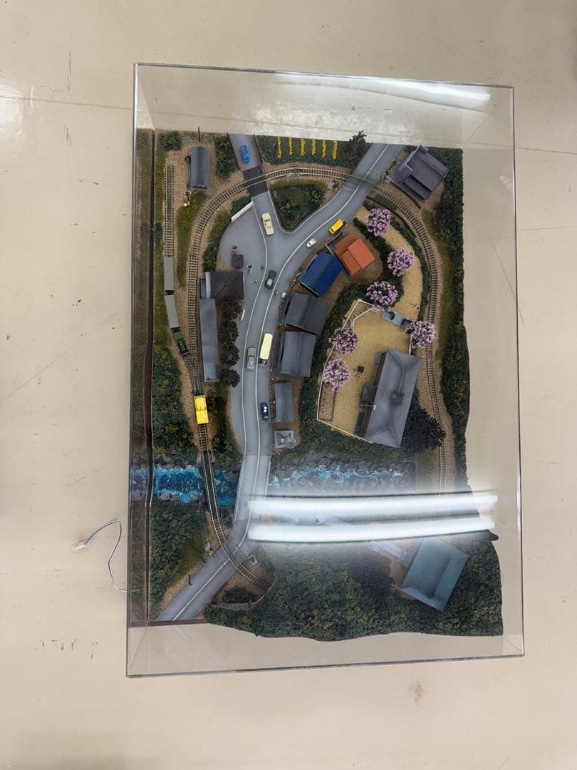 引き取り ジオラマ◆昭和ふるさと鉄道◆完成版鉄道風景模型 東京書芸館