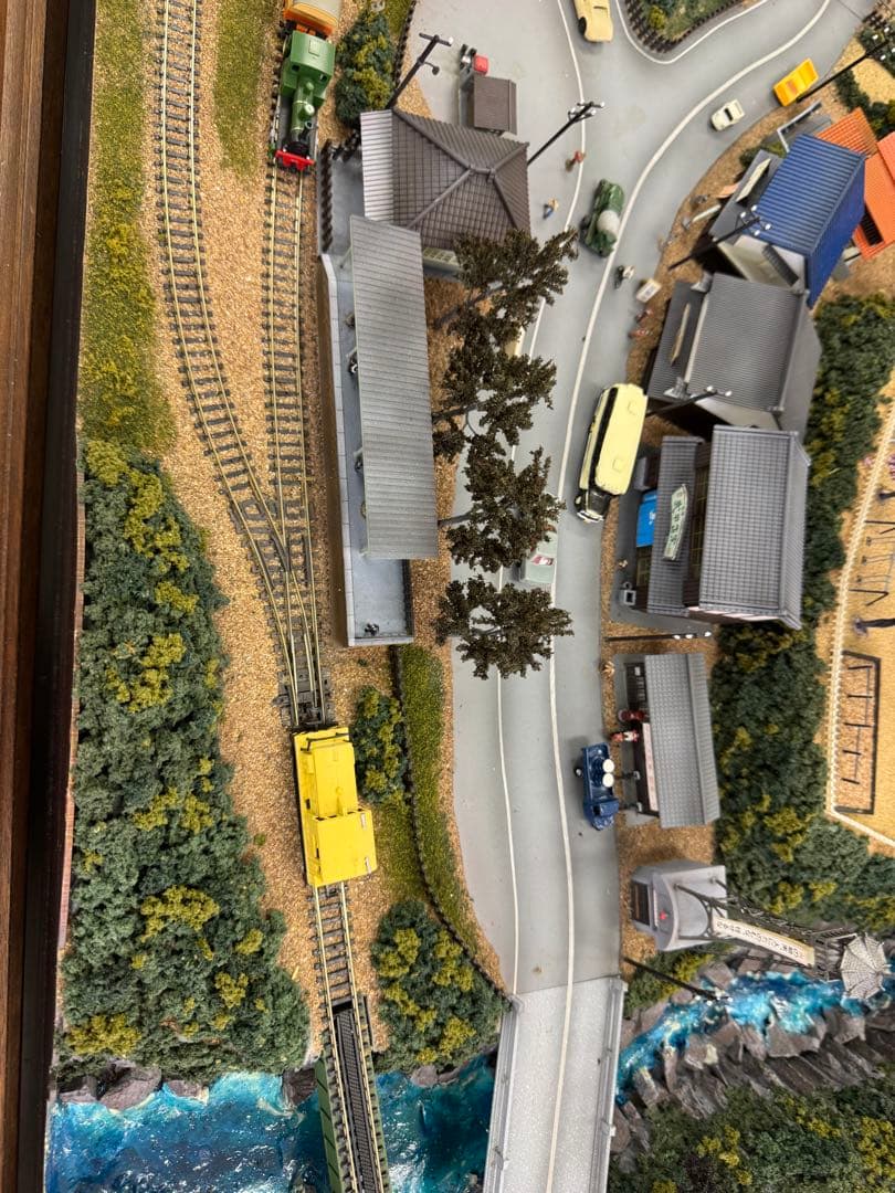 引き取り ジオラマ◆昭和ふるさと鉄道◆完成版鉄道風景模型 東京書芸館