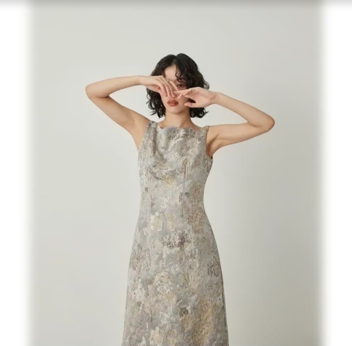 niana ニアナ ワンダリングジャガードドレス