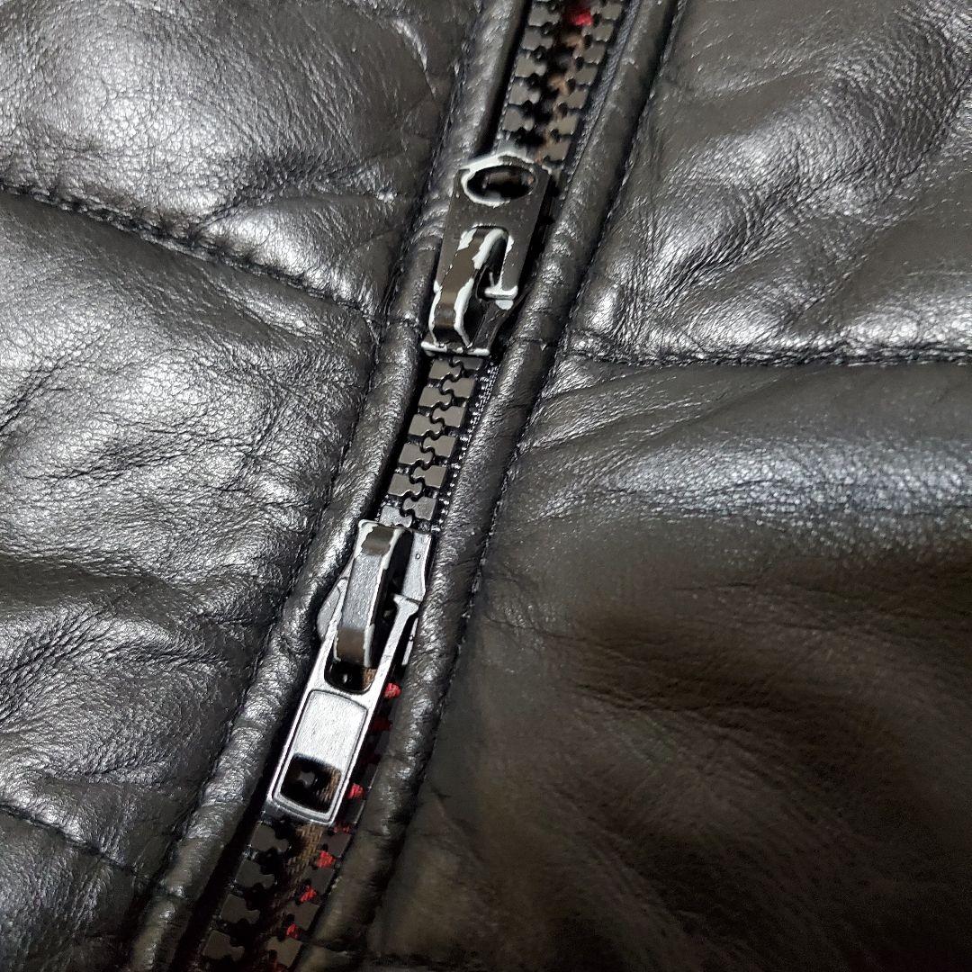 希少 ZARA ザラ 本革キルティング レザーライダース XL
