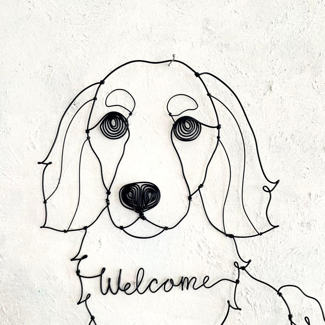 ダックスフンド（タンあり）ワイヤーアート