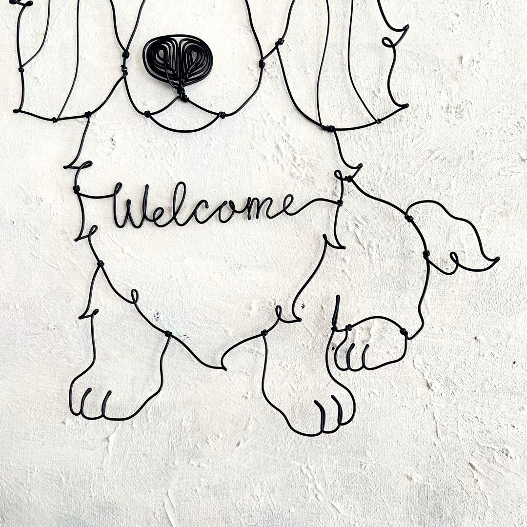 ダックスフンド（タンあり）ワイヤーアート