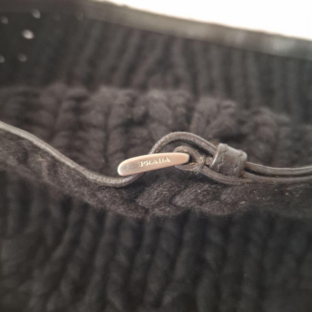 プラダニット帽　プラダキャップ