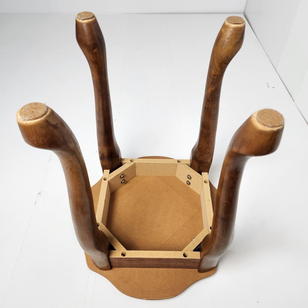 サイドテーブル サイドボード 花台 side table 飾り台 木製 猫足