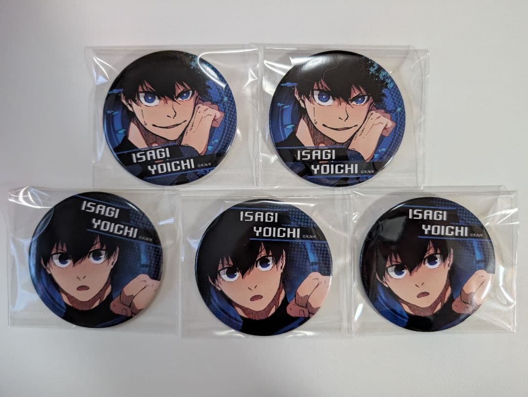 ブルーロック ガチャっと 缶バッジ 潔 世一 缶バッジ 5点セット