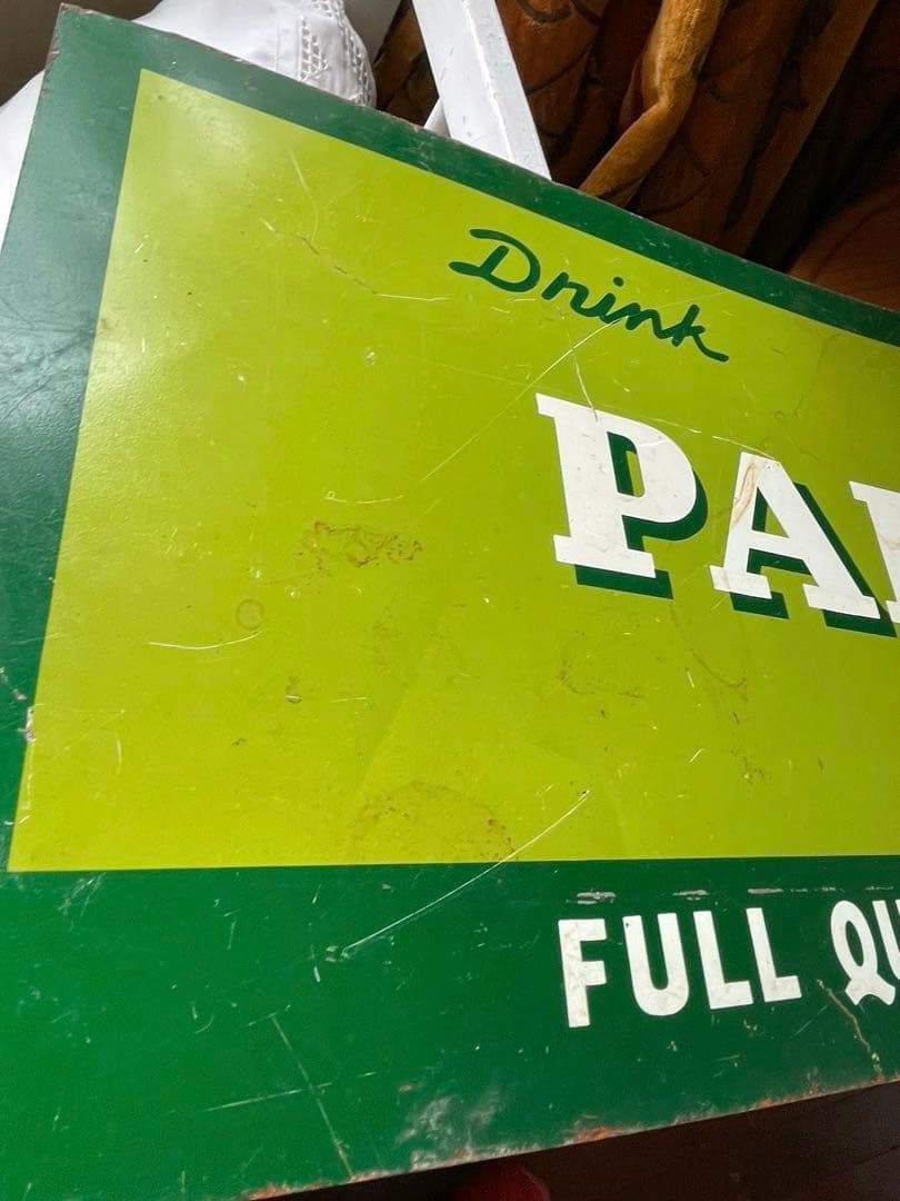 アンティーク　サイン　プレート　看板　ソーダ　Par-T-Pak アメリカ　レア