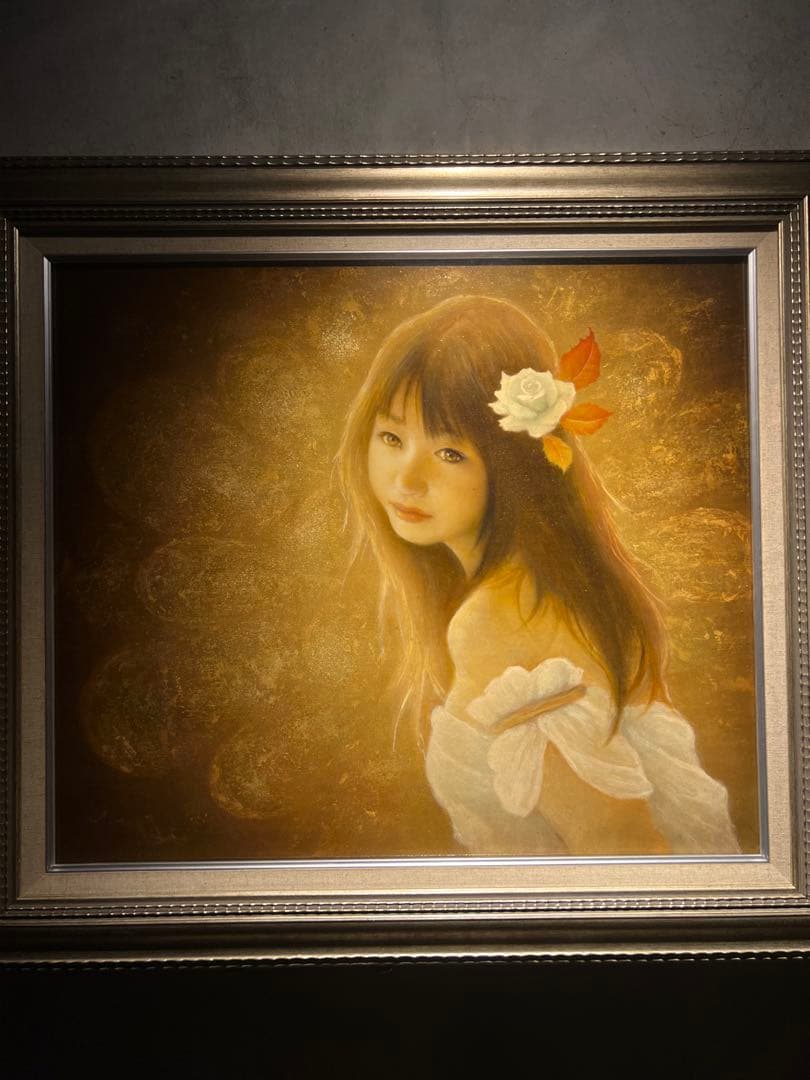 リアリズム　杉山慎一郎　【美人画】　直筆サインあり