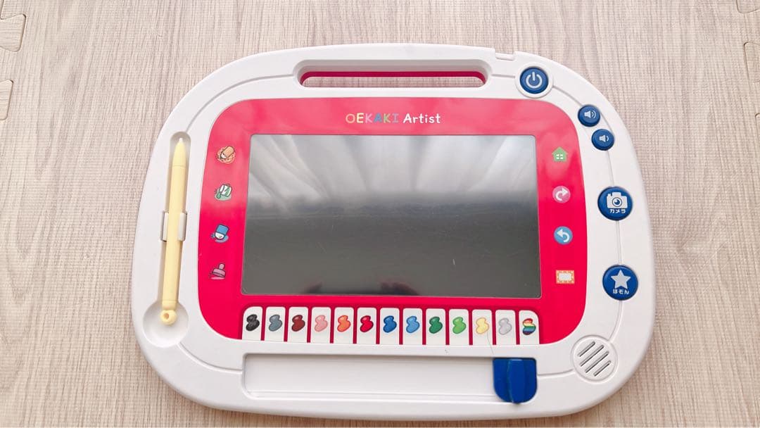 OEKAKI Artist 赤/白 インタラクティブタブレット 充電器付き