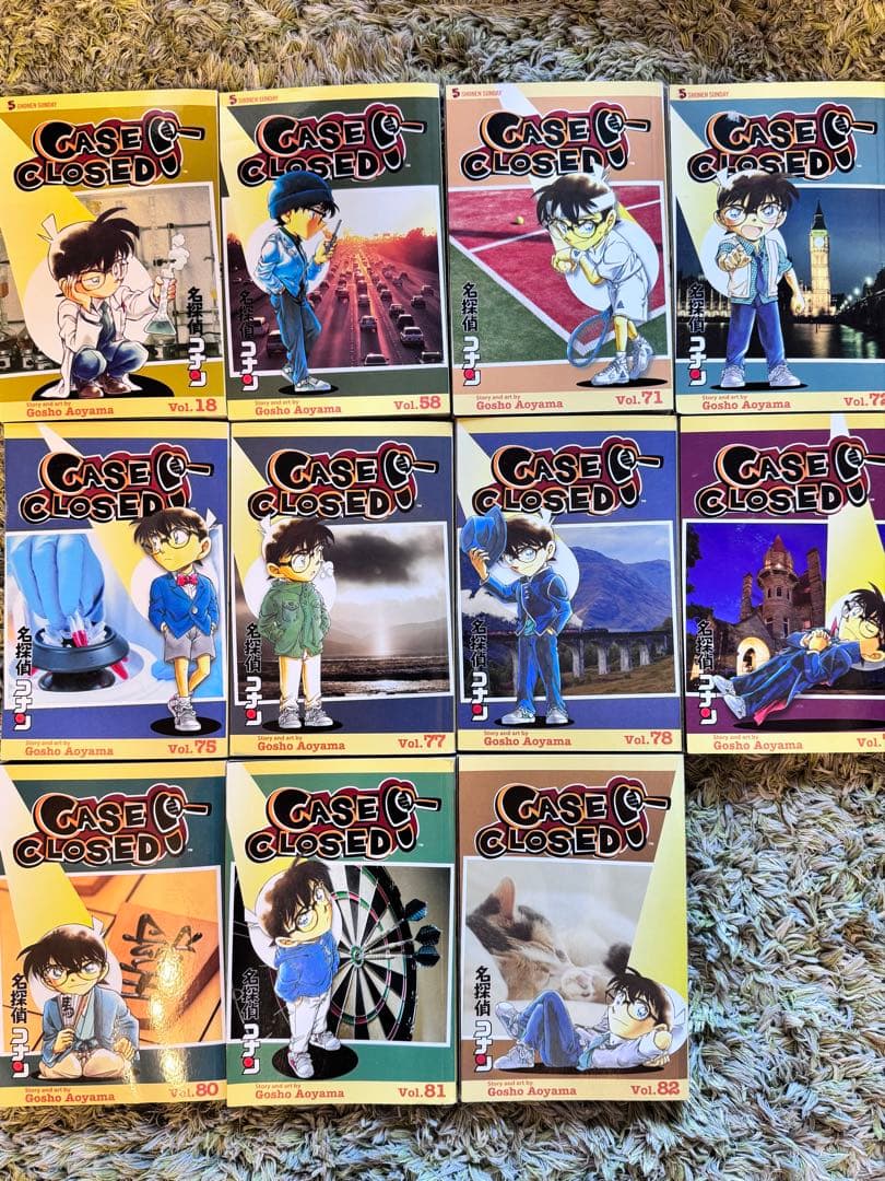 CASE CLOSED 名探偵コナン 英語漫画 11冊