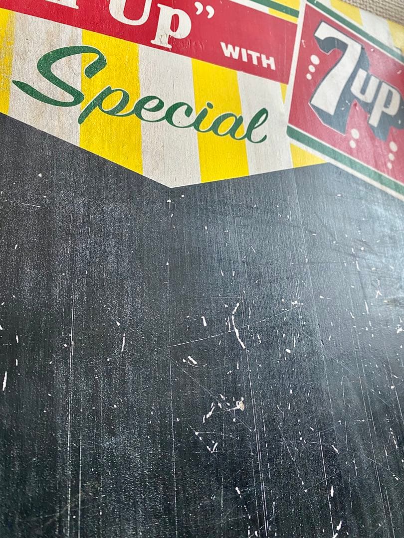 アメリカンヴィンテージ 7up メッセージサインボード