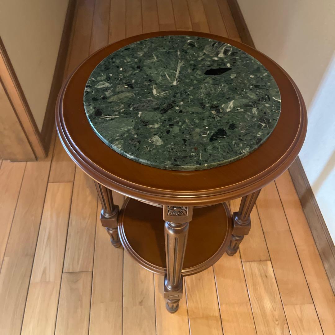 イタリア製 大理石天板 花台 飾り台