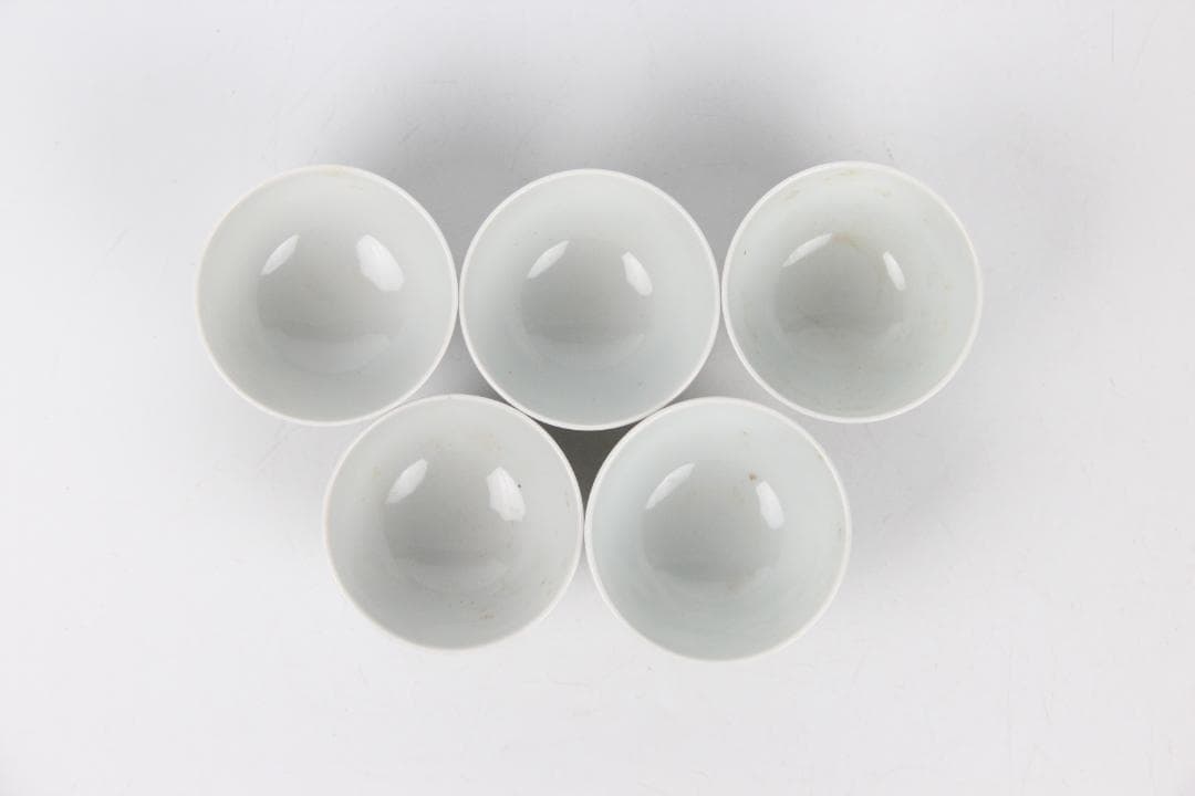 茶道具　平安丹祐　倣明写　大明成化年　色絵蓮鴛鴦文　煎茶碗　　京焼　 EN9-3