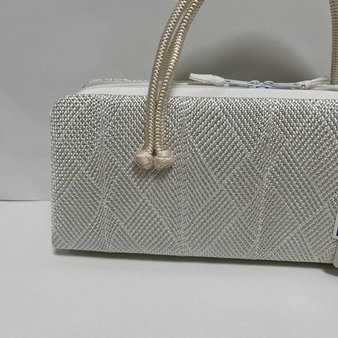 和装バック　利休バッグ　横長の型　小田巻付き　バッグ　組織り　衿秀　和想庵　着物