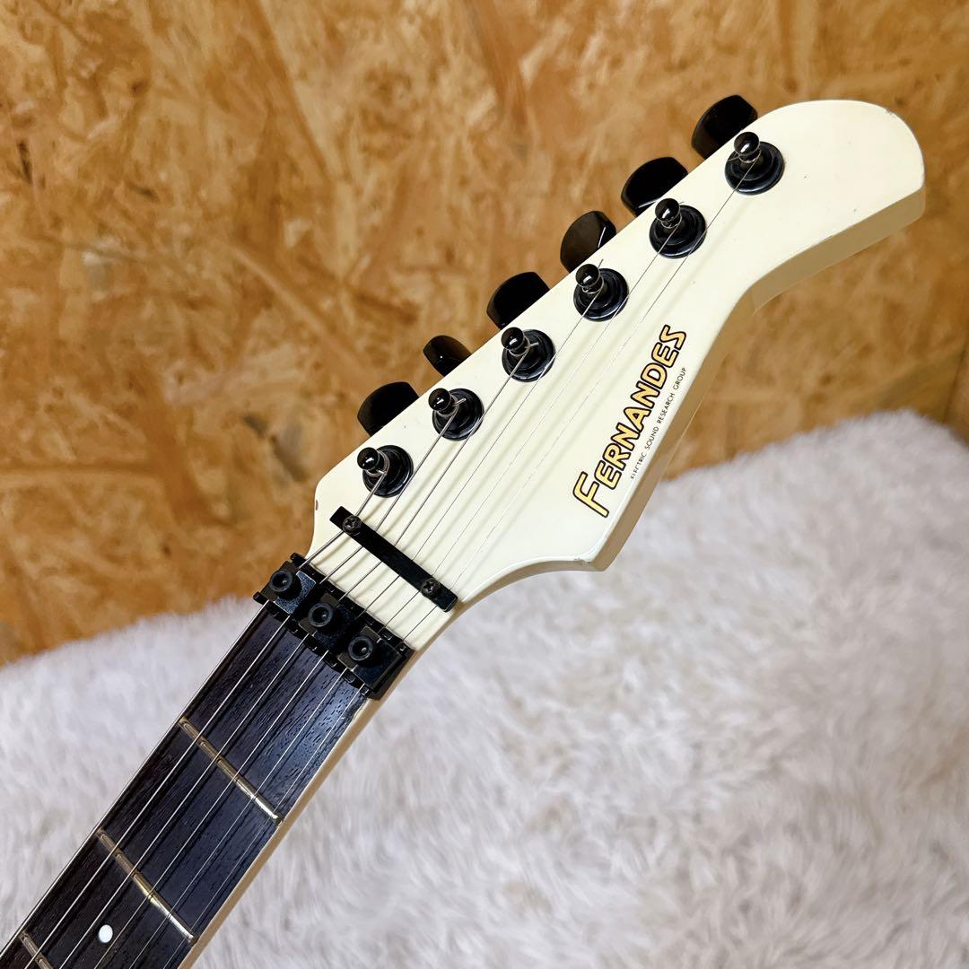 Lシリアル FERNANDES FR-75 白ロゴFGI 2ハムバッカー