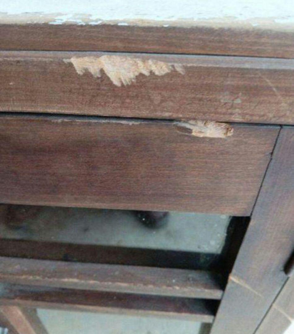 【昭和レトロ】飾り棚 食器棚 キャビネット インテリア 小箪笥 木製家具 引出