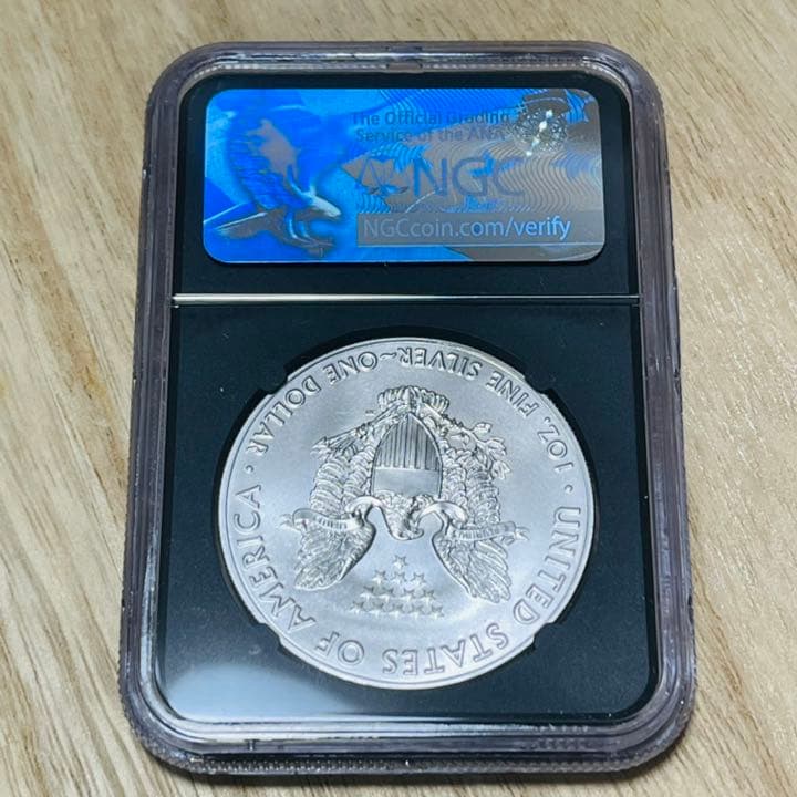 【米国造幣局225周年記念】最高鑑定MS70 シルバーイーグル銀貨