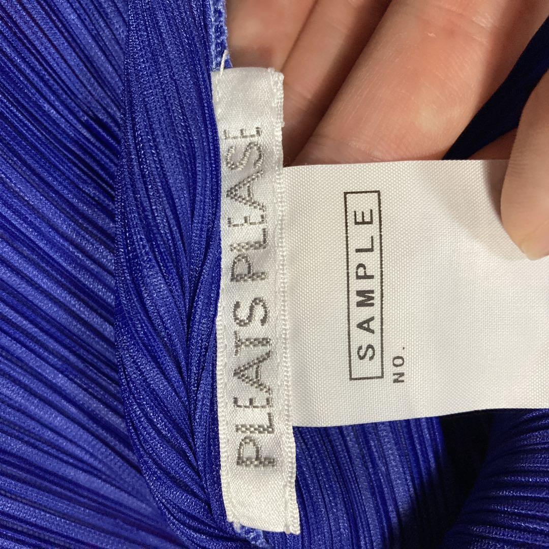 PLSEATS PLEASE レイヤードタンクトップ　水玉ノースリーブカットソー