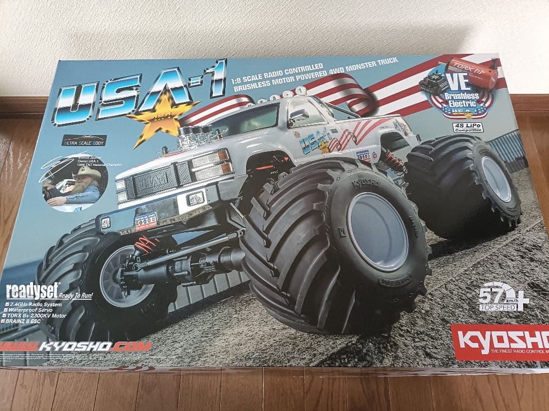 京商 ラジコン VE 4WDモンスタートラック USA-1 新品 フルセット