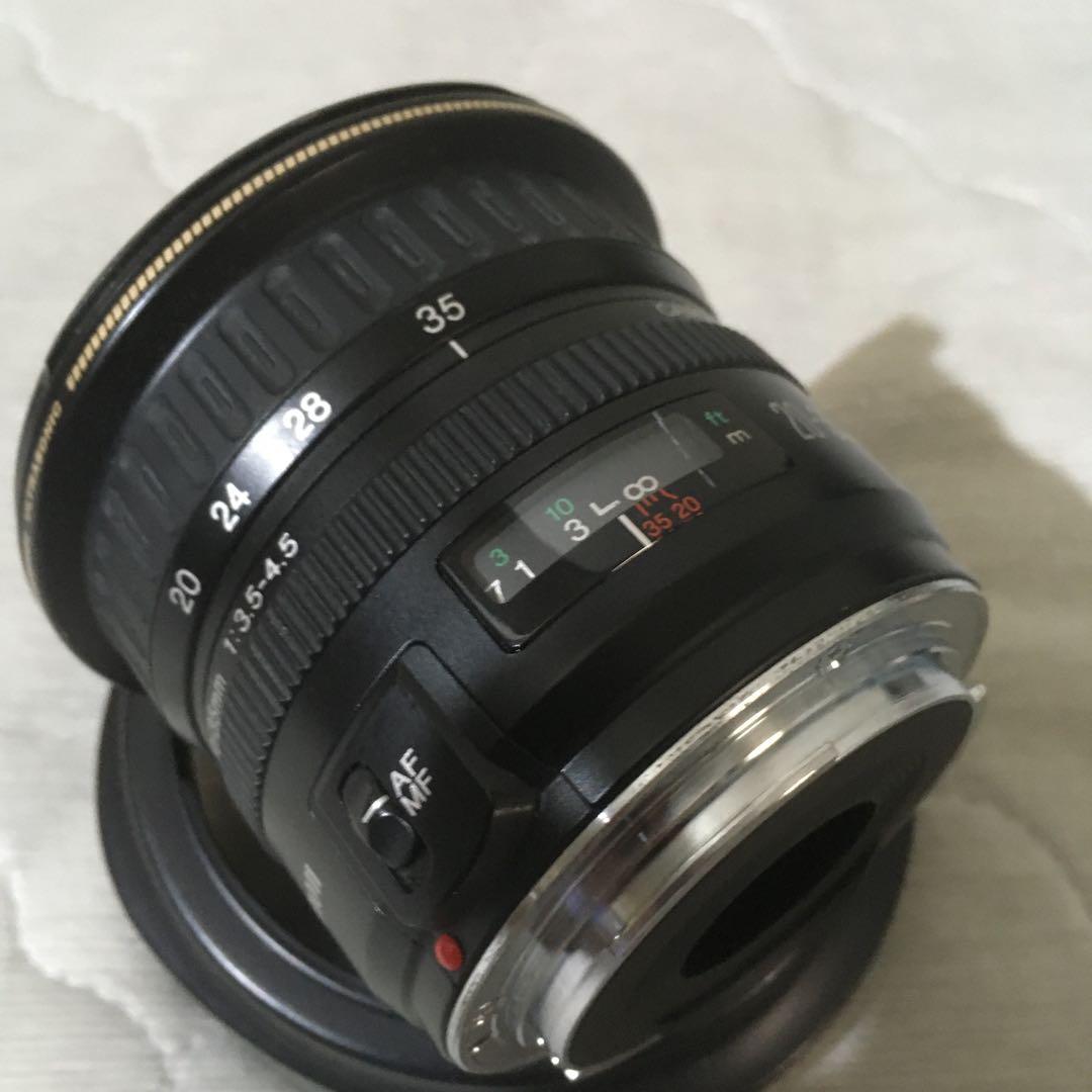CANON EF 20-35mm F3.5-4.5 USM 動作品 別売フード付