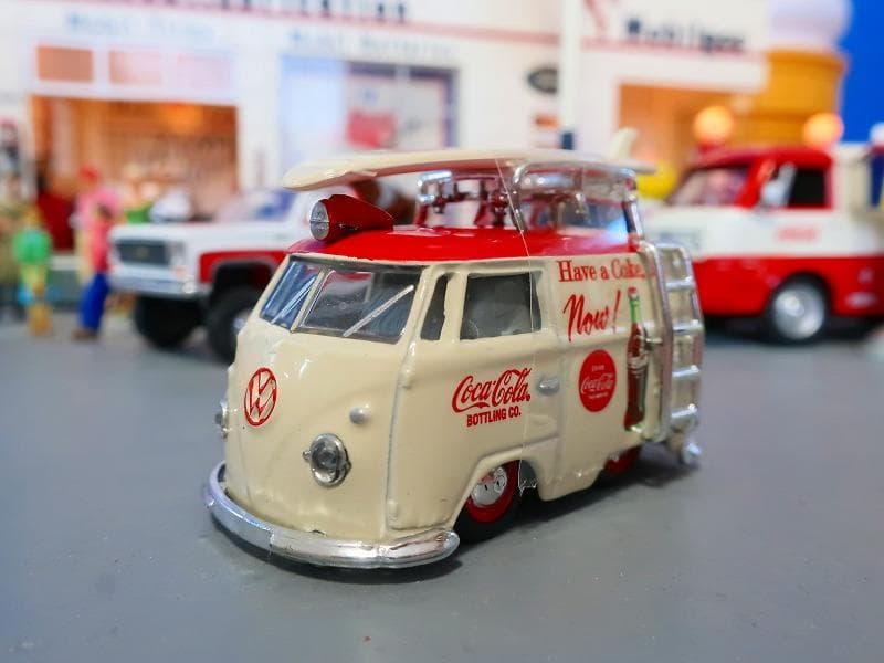 コカコーラ 1960 ワーゲンバス デリバリーバン ミニカー