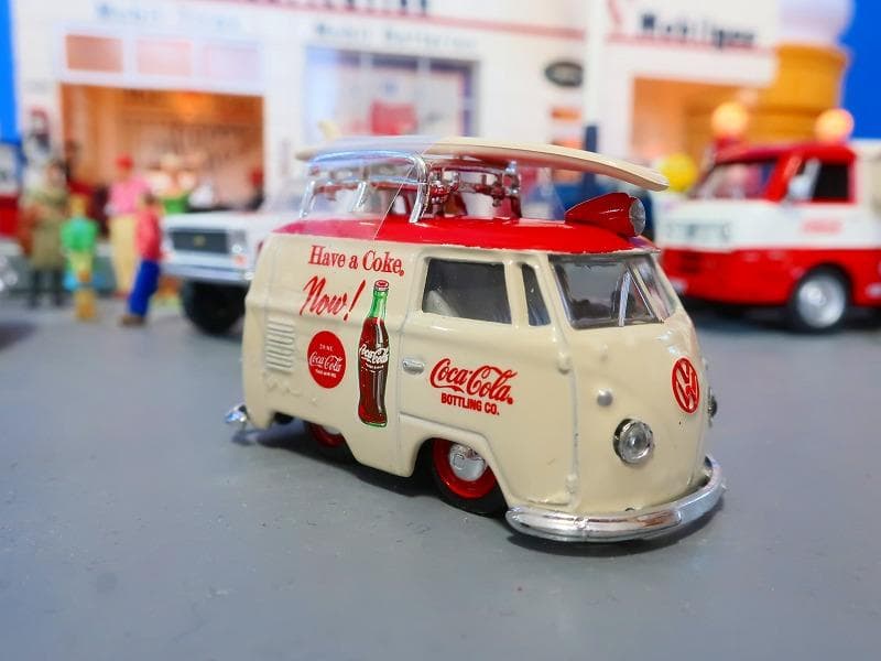 コカコーラ 1960 ワーゲンバス デリバリーバン ミニカー