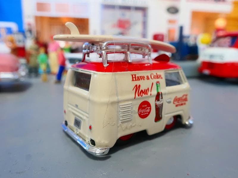 コカコーラ 1960 ワーゲンバス デリバリーバン ミニカー
