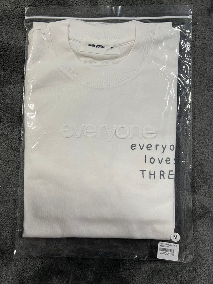 新品未使用　Three x everyone ロンT Mサイズ