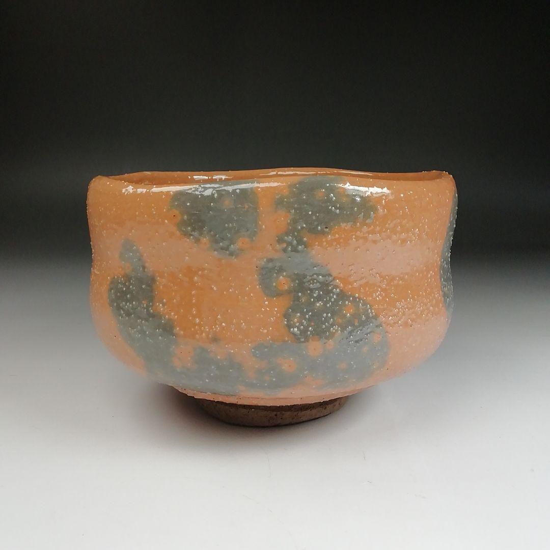 Ｓ９１０　茶碗　『のんこう写　鳳林』『赤茶碗』『伊東桂楽 造』　共箱　茶道具